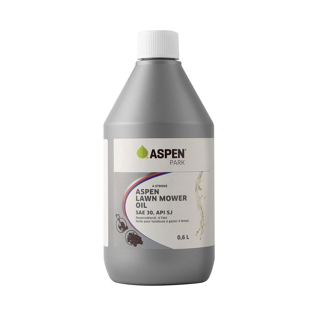 Aspen Lawn Mower Oil, 0.6 liter Oljejour